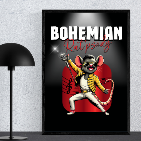 Affiche décorative - bohemian rat'psody