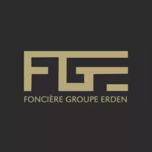 logo réalisé pour foncière groupe erden créé par Adeline COURTOIS, graphiste à lille
