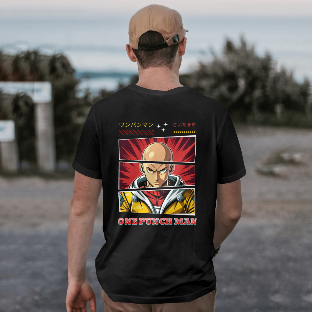 one punch man tshirt design