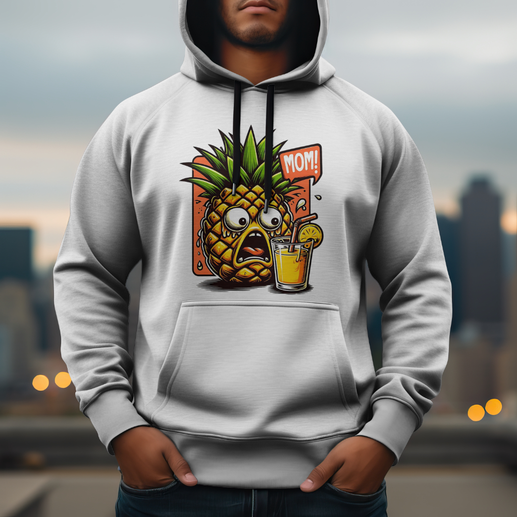 Ananas cartoon tshirt design