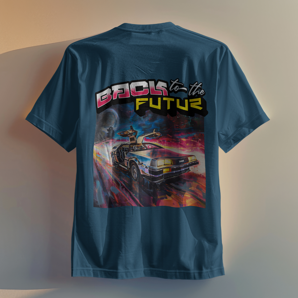 Back to the futur tshirt design