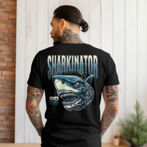 Sharkinator tshirt design