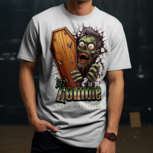 Zombie Halloween teeshirt design