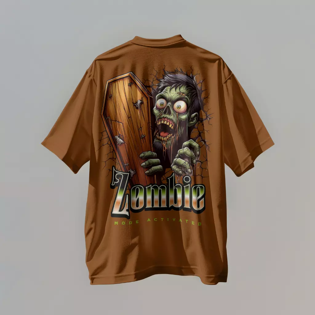 Zombie Halloween tshirt design