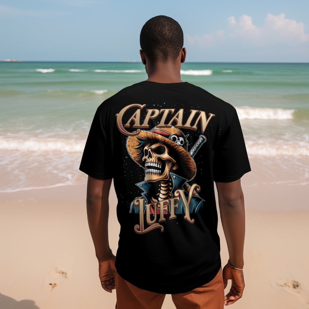 captain luffy tshirt design