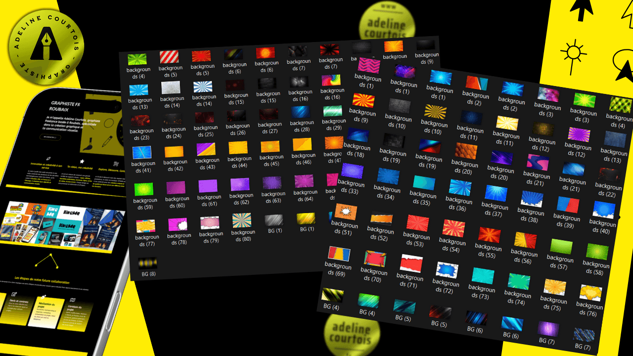 PREMIUM PACK OF GRAPHIC ELEMENTS – 650+ OVERLAYS, BACKGROUNDS, TEXTURES, AND GRADIENTS ressources graphiques