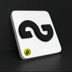 LOGO MINIMALISTE GÉOMÉTRIQUE – LETTRE S