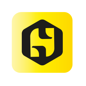 logo monogramme - geométrique lettre H - adeline courtois graphiste à Roubaix