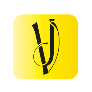 logo monogramme - lettre V+J - adeline courtois graphiste à Roubaix