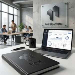 Logo géométrique lettre P