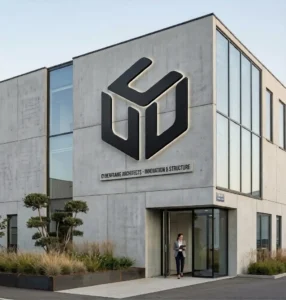 logo représentant la lettre u ounla lettre c - forme cubic