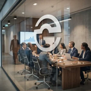 logo représentant la lettre E forme arrondi monogramme minimaliste