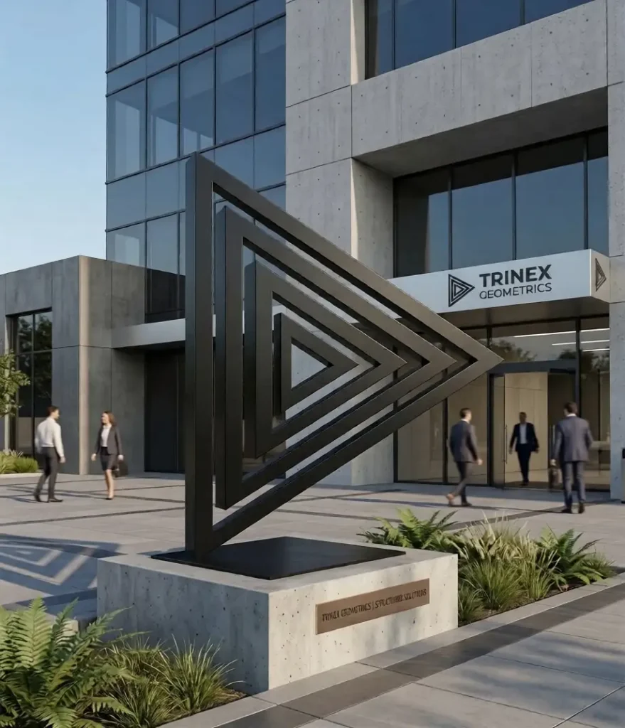 logo représentant un triangle ou la lettre D - delta abstrait