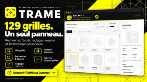 TRAME : 129 grilles de construction pour Adobe Illustrator